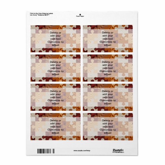 Puzzle aus Holz (Vorne)