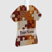 Puzzle aus Holz Ornament (Vorderseite)