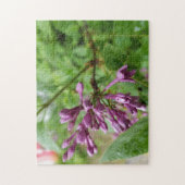 Puzzle aus lila Lila-Foto (Vertikal)