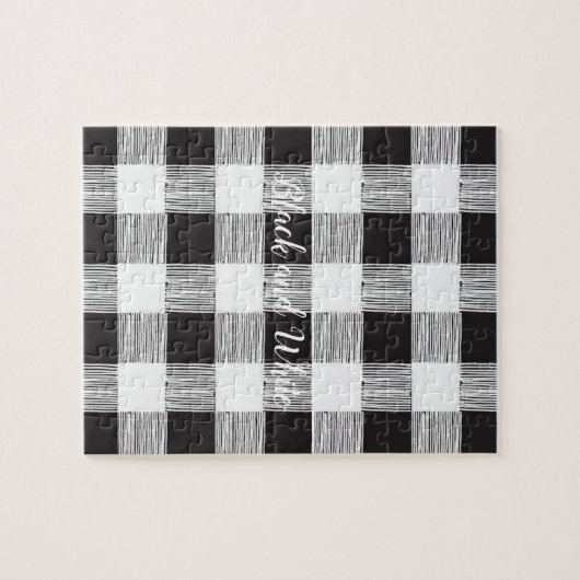 Puzzle aus Schwarz und Weiß (Horizontal)