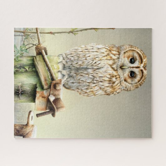 Puzzle aus Uhu und Gouache Art (Horizontal)