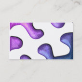 Puzzle-Ausschnitt-Visitenkarte Visitenkarte (Rückseite)