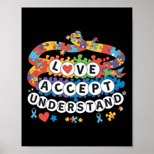 Puzzle Autismus Bewusstsein Freundschaft Bracelet Poster