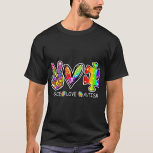 Puzzle Autismus Monat Bewusstsein Friedenszeichen, T-Shirt