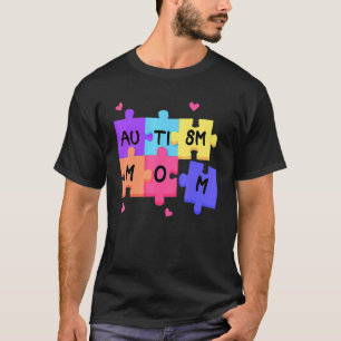 Puzzle Autismus Stück Bewusstsein Autismus Unterst T-Shirt