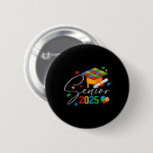 Puzzle Autistic Senior 2025 Autismus Abschluss Boy Button (Vorne & Hinten)