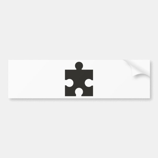 Puzzle Autoaufkleber (Vorne)