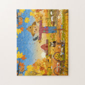 Puzzle Autumn Scarecrow Jigsaw (Vertikal)