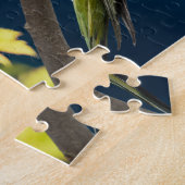 Puzzle Autumn Tree Vibrant Budgie Bird (Seite)