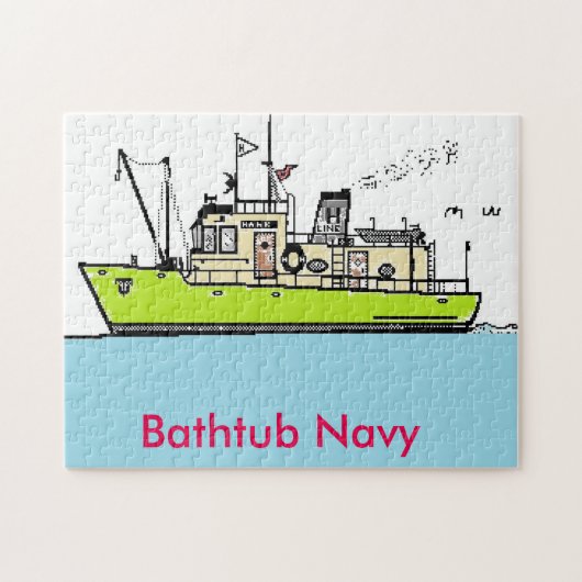 Puzzle, Badewanne, Marine Puzzle (Horizontal)