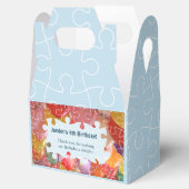 Puzzle Ballon 4. Geburtstag Party Geschenkschachtel (Geöffnet)