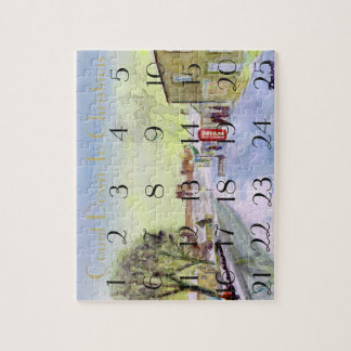 Puzzle Bamburgh Village Advent Kalender