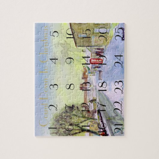 Puzzle Bamburgh Village Advent Kalender (Vertikal)