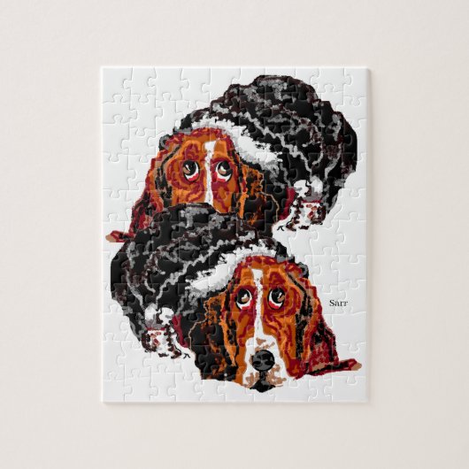 Puzzle: BASSET HOUND DOG Puzzle (Vertikal)