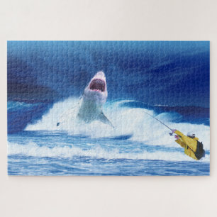 Puzzle beim Fischfang im Nautischen Ozean