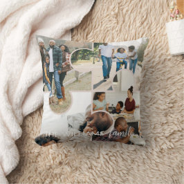 Puzzle benutzerdefinierte 4-Foto-Collage und Famil Kissen