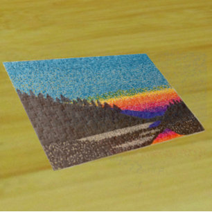 Puzzle - Bergsonnenuntergang