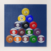 Puzzle Billiards Balls geplündert (Vertikal)