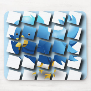 Puzzle Bird Mouse Pad Mousepad