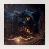 Puzzle Black Cat (Horizontal)