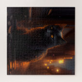 Puzzle Black Cat (Horizontal)