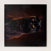 Puzzle Black Cat (Horizontal)