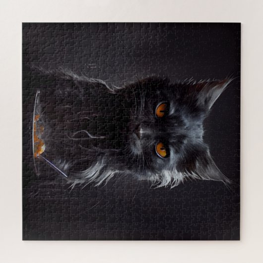 Puzzle Black Cat (Horizontal)