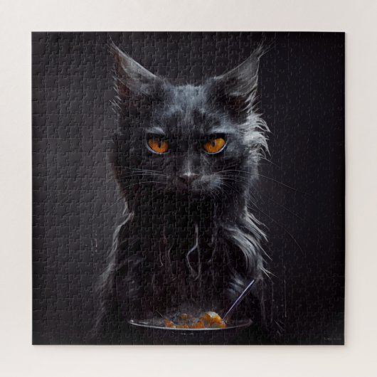 Puzzle Black Cat (Vertikal)