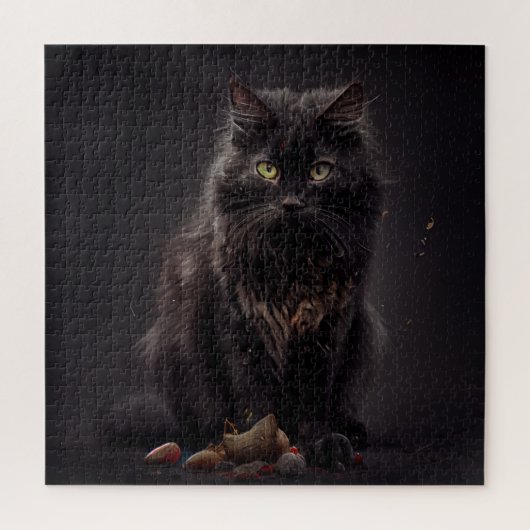 Puzzle Black Cat (Vertikal)
