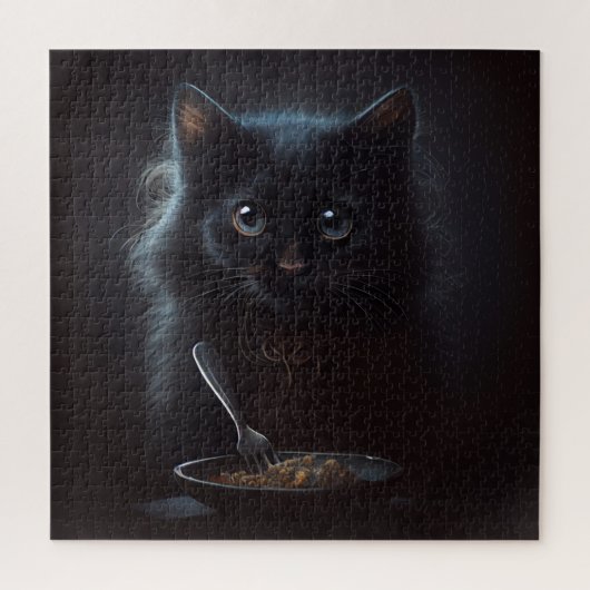 Puzzle Black Cat (Vertikal)