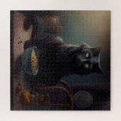 Puzzle Black Cat (Horizontal)