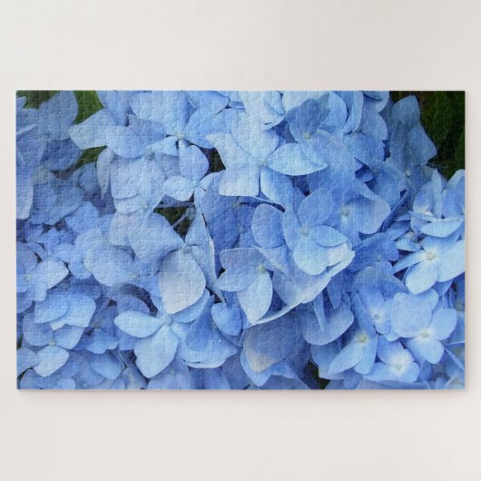 Puzzle - Blaue Hydrangeas (Horizontal)