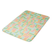 Puzzle Blocks Bath Mat Badematte (Schrägansicht)