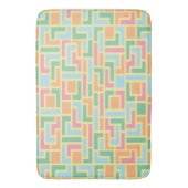 Puzzle Blocks Bath Mat Badematte (Vorderseite Vertikal)