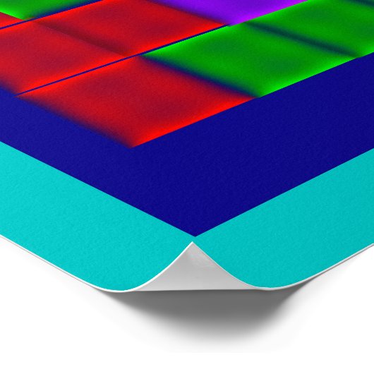 Puzzle Blocks Poster (Ecke)