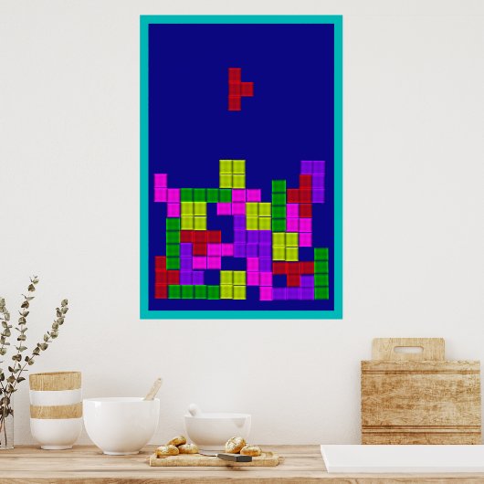 Puzzle Blocks Poster (Küche)