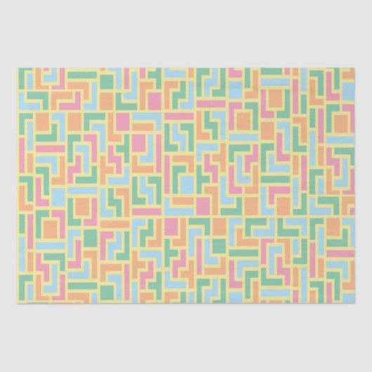 Puzzle Blocks Seidenpapier (Vorderseite)