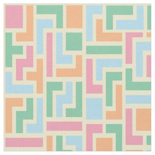 Puzzle Blocks Stoff (Nahaufnahme)