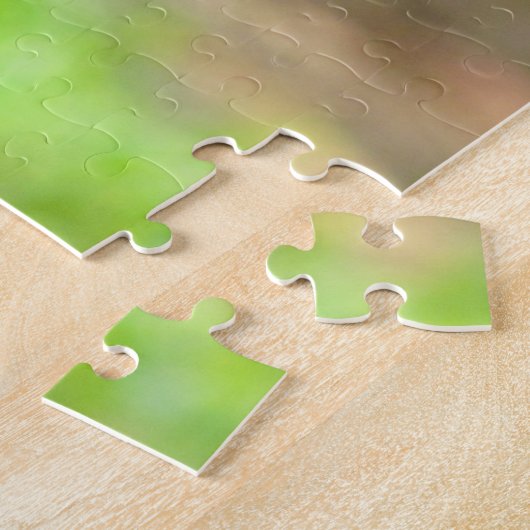 Puzzle - Blue Peacock Head (Seite)