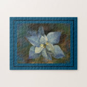 Puzzle - Blue Poinsettia (Horizontal)