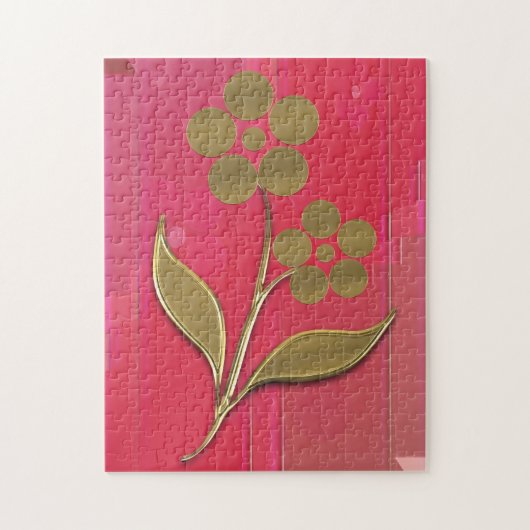 Puzzle - Blumenmotiv (Vertikal)
