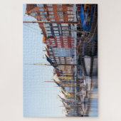 Puzzle - Boote auf dem Kanal Kopenhagen Dänemark (Vertikal)