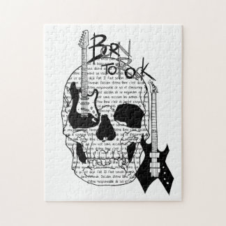Puzzle „Born to Rock "