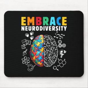 Puzzle Brain Autism Asd adhd Mama Kinder Embran Ne Mousepad