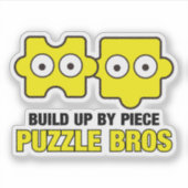 Puzzle Bros Aufkleber (Vorderseite)