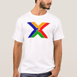 Puzzle Buchstabe X Monogramm T-Shirt