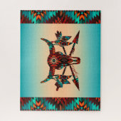 Puzzle Buffalo Skull and arrows (Vertikal)