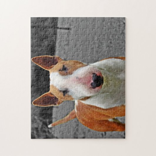 Puzzle - bull terrier-Design (Vertikal)