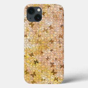 Puzzle Butterflies und Daisies-Browns von STaylor Case-Mate iPhone Hülle