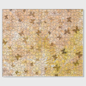 Puzzle Butterflies und Daisies-Browns von STaylor Geschenkpapier (Flach)